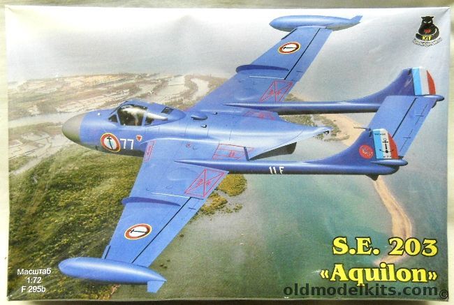 IOM Kit 1/72 SE-203 Aquilon - Aeronavale Flotille 11F Hyeres 1961, F295B plastic model kit
